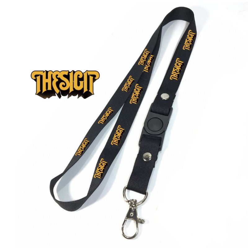 

Gantungan kunci THE SIGIT kuning tali lanyard gantungan leher id card name tag COD