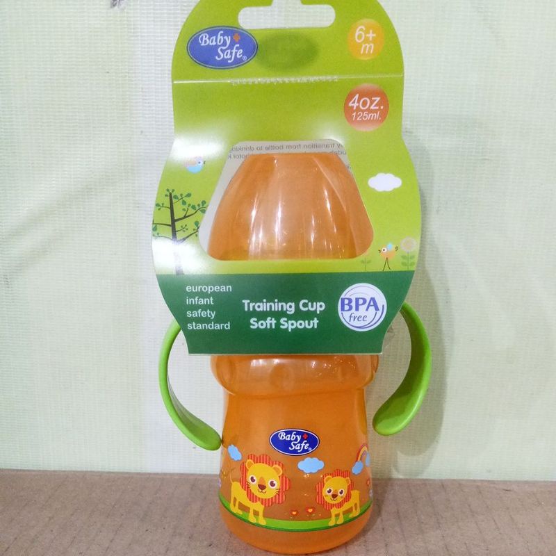 BABY SAFE TRAINING CUP SOFT SPOUT 4oZ 125ML AP005