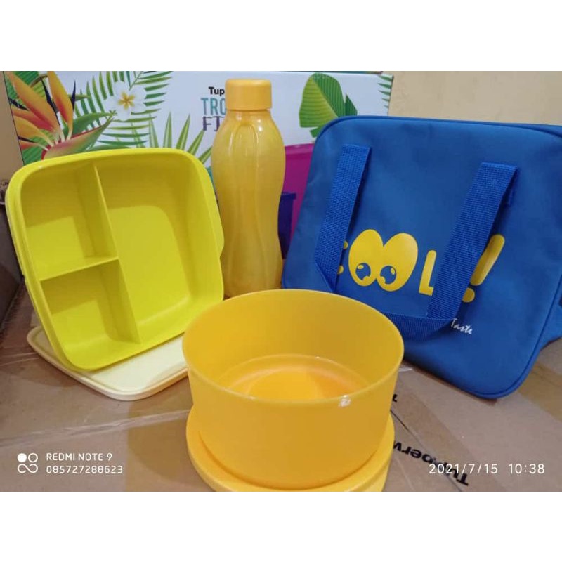 Promoo set tepak makan free tas lunch box set tupperware murah