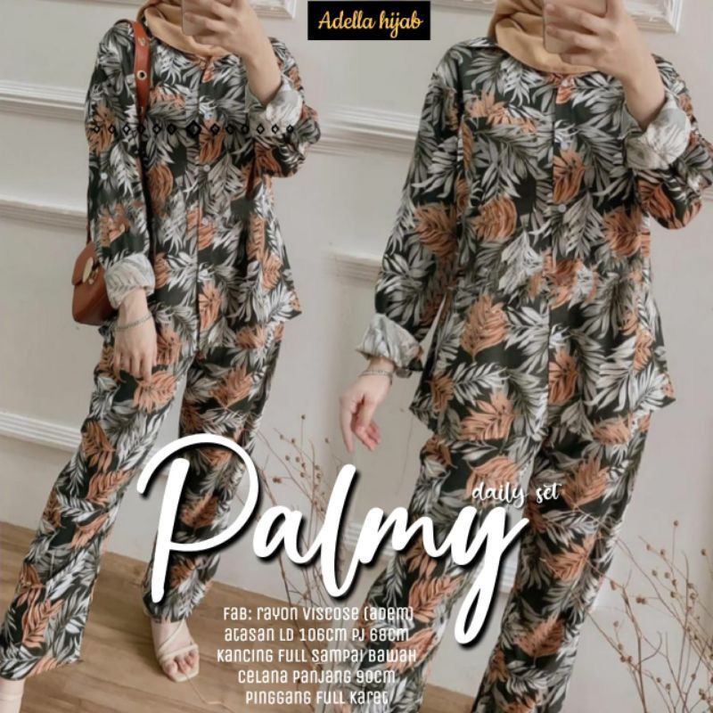 kemeja wanita//baju wanita//setelan motif rayon peremium//setelan motif