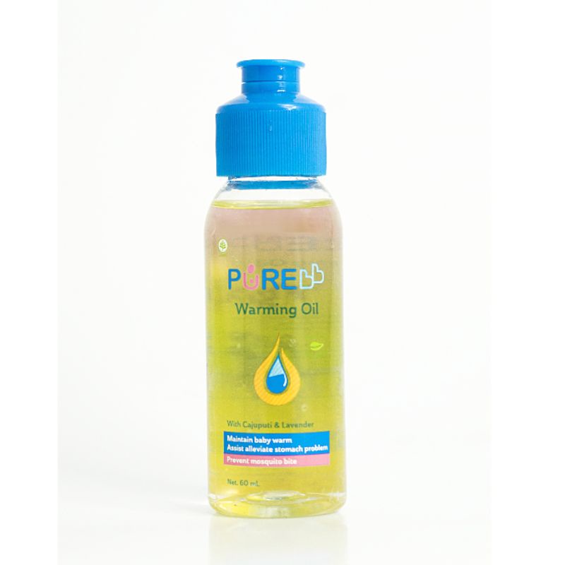 PUREBB pure bb warming oil, Minyak anti Nyamuk, Minyak Telon Kayu putih bayi