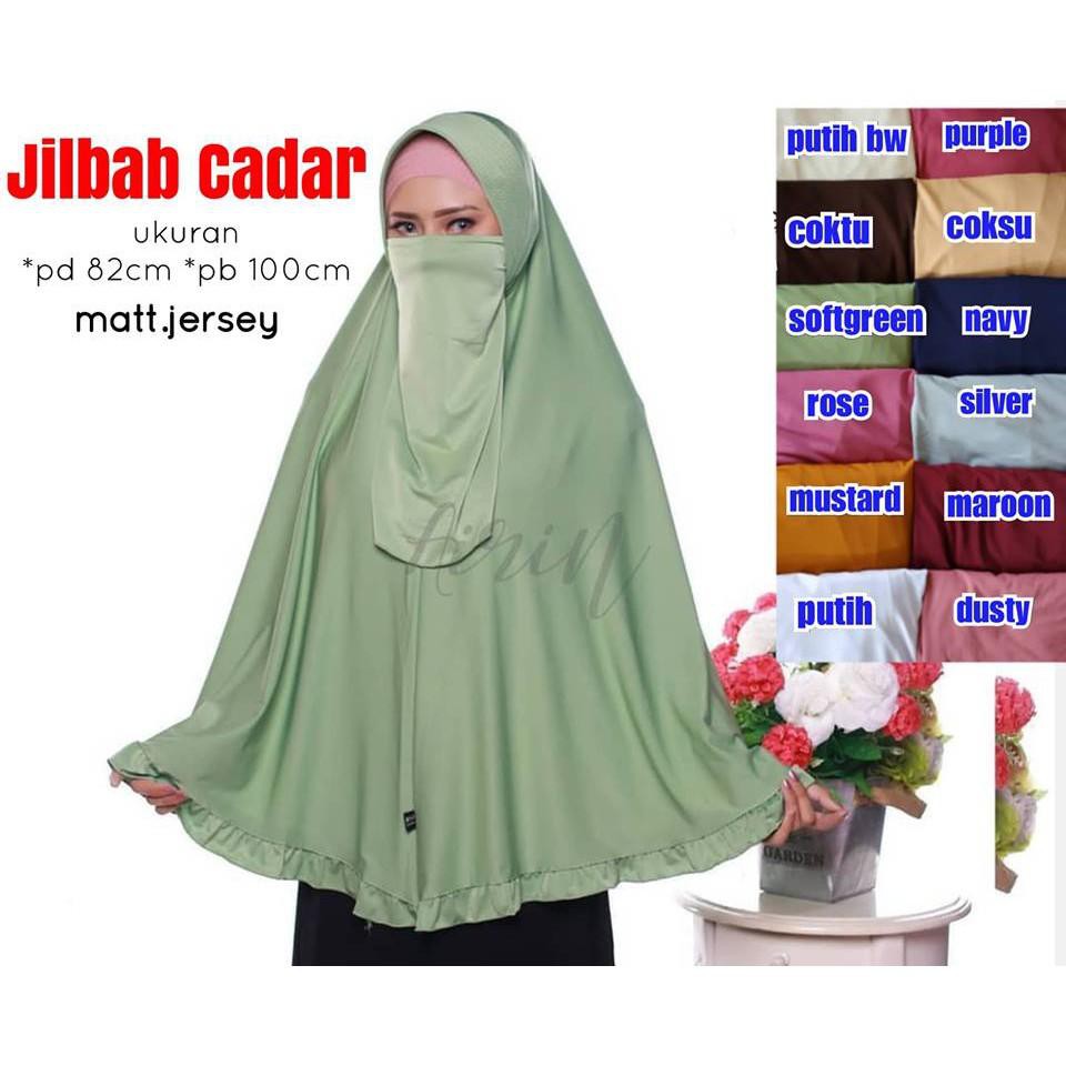 CADAR JERSEY/JILBAB REMPEL Puas JUMBO REMPEL JERSEY UMROH JILBAB JERSEY Pasti TALI/KHIMAR CADAR