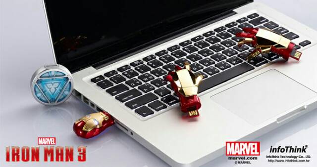 Flashdisk Iron Man Head USB 2.0 - 8GB - Red OMFD05RE