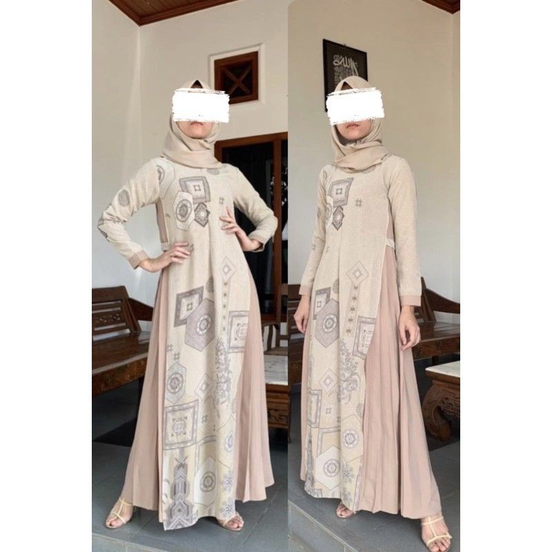 La Fleur 4Seasonhijab 4SH 4season_hijab ukuran S warna buttermilk