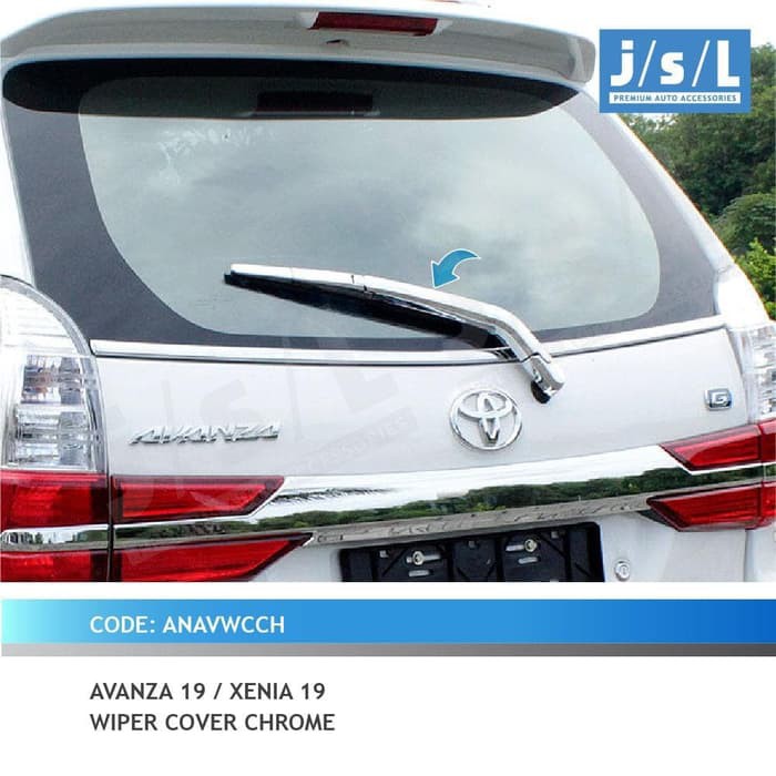 Grand All New Avanza Wiper Cover Chrome