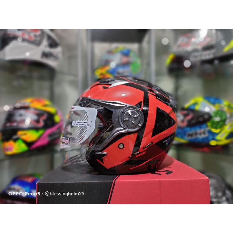 NHK GLADIATOR GRANDE ALL WARNA DOBLE VISOR