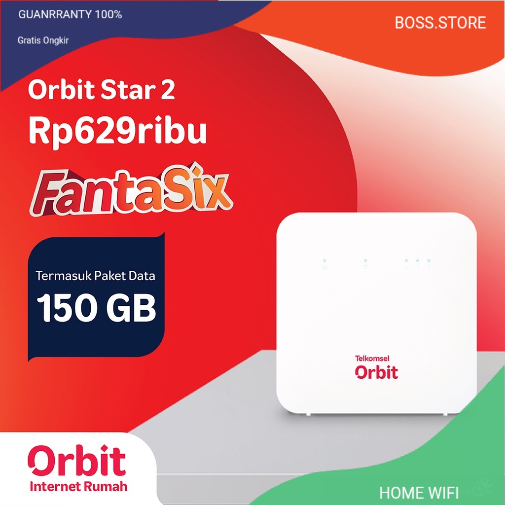 Modem Orbit Star 2 - Modem Wifi 4G High Speed / Bonus Data 150 GB