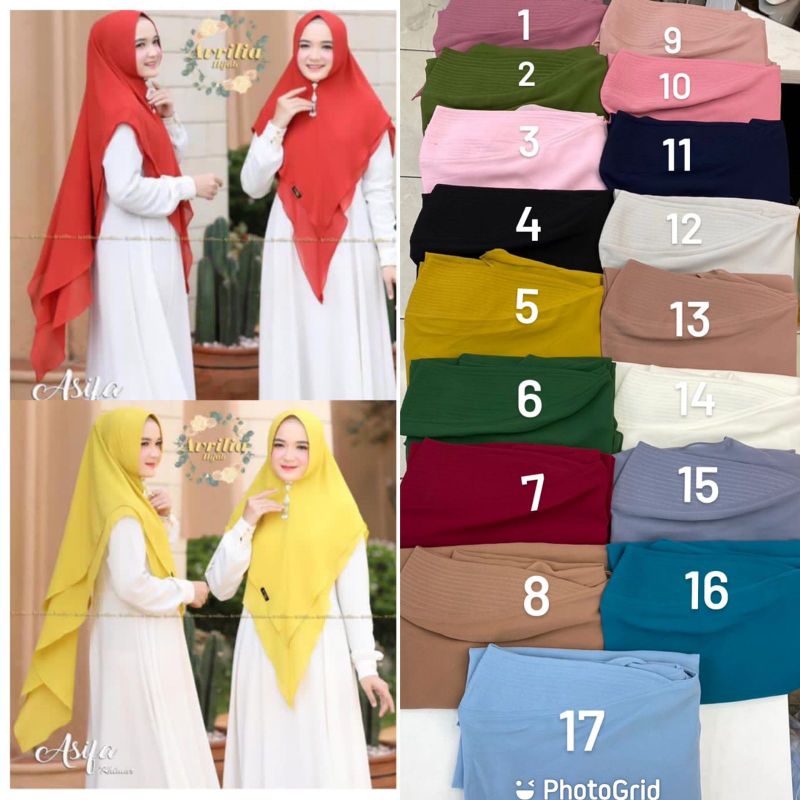 Khimar Asifa by avrilia hijab