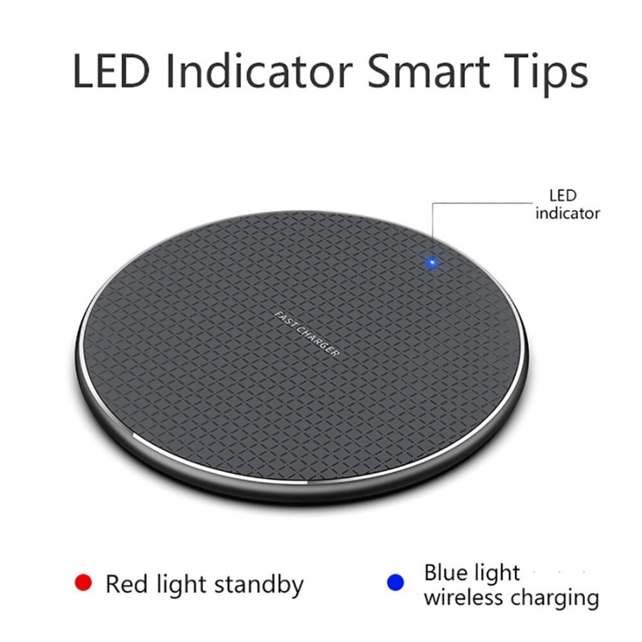 Qi Wireless Charger Pad 2A/9V Fast Charging