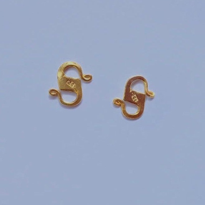 KOKOT / PENGAIT KALUNG GELANG lapis emas 24k
