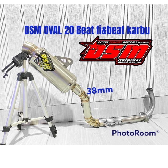 Voucher|R-1276||Knalpot DSM oval 20 beat fi beat carbu bukan cts jrm rcb best3