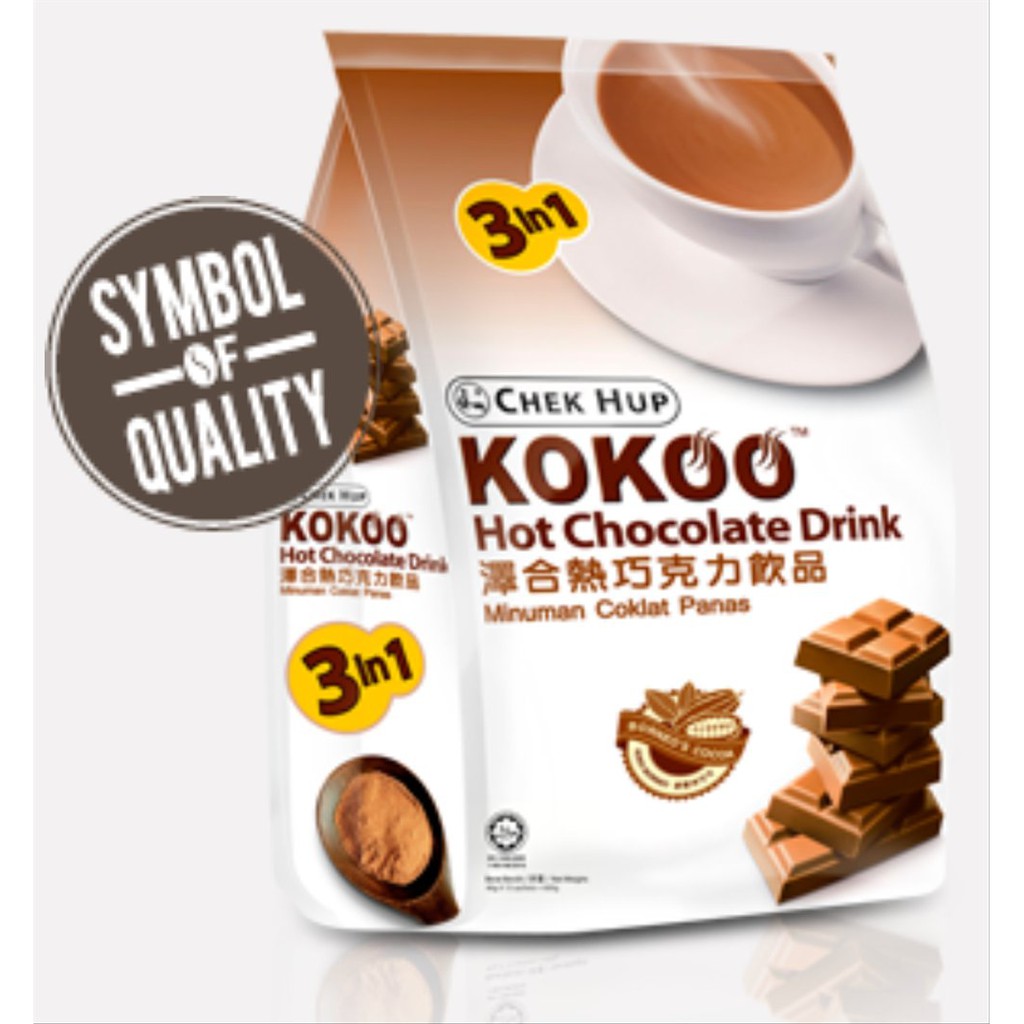 

Chek Hup Kokoo Hot Coklat Drink (12 sachet x 40 gram)