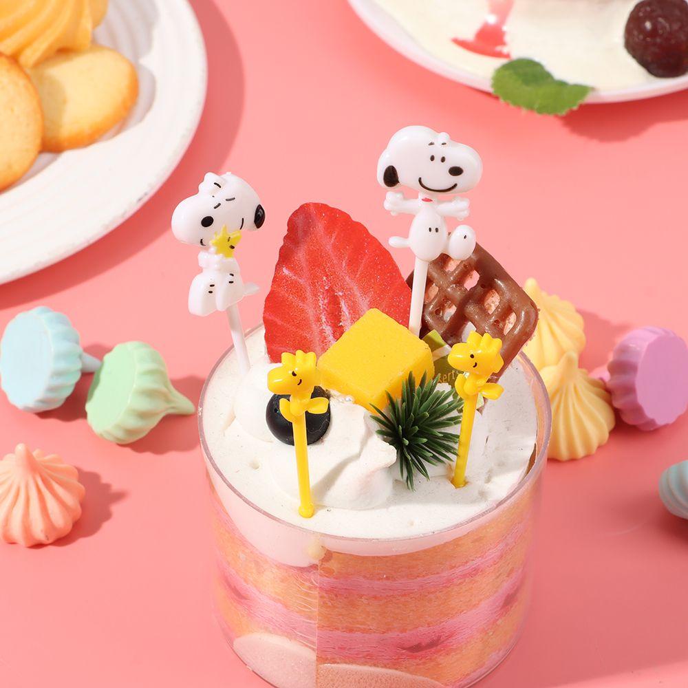 SOLIGHTER Cartoon Toothpick Gift Cute Animal Fruit Fork Bento Tools Kawaii Lunch Box Decoration Kitchen Accessories Food Supplement Tool