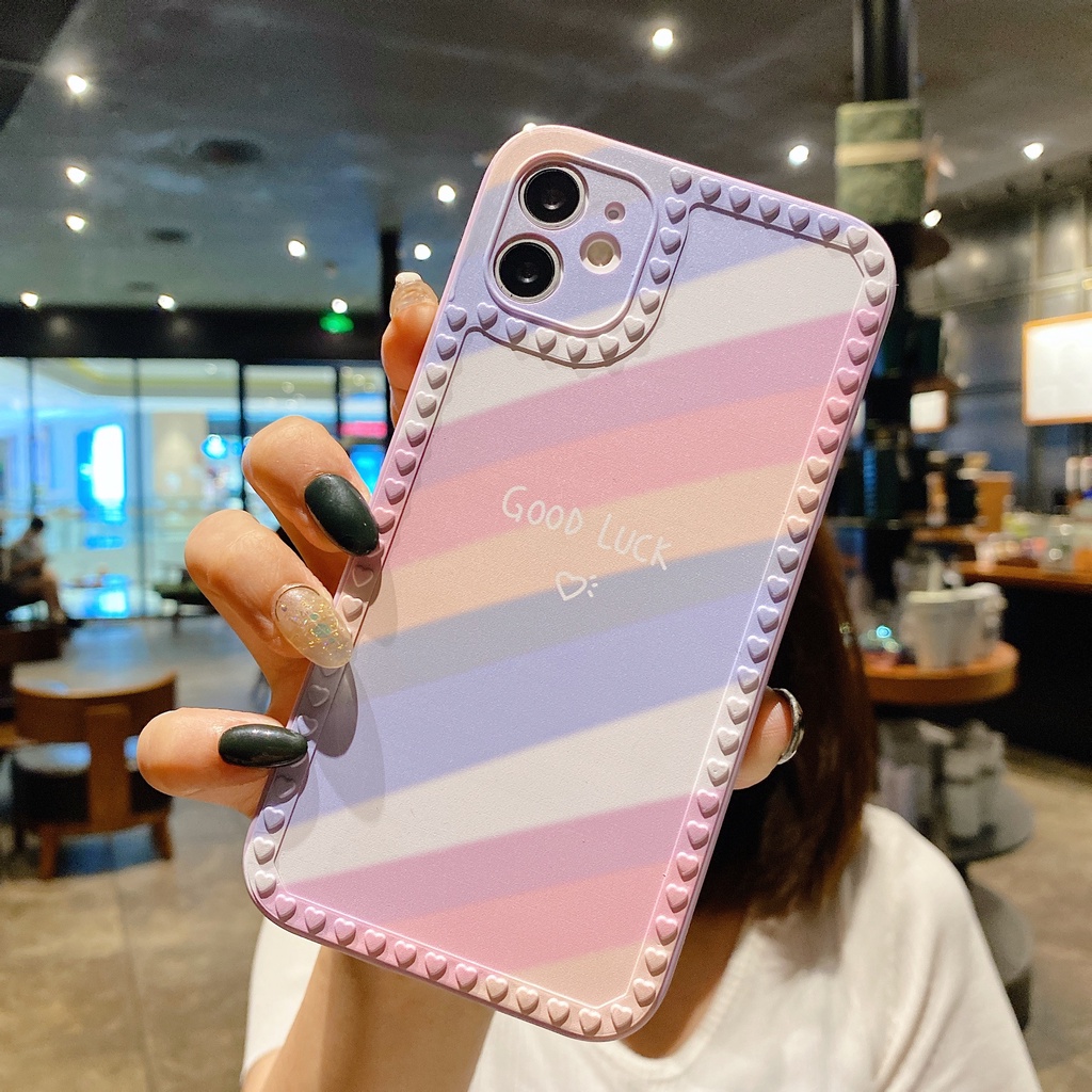 Soft Case TPU Motif Pelangi Untuk Xiaomi Poco X3 Pro X3NFC M3Pro F3 Redmi 10 9A 9C Note10S Note10 5G Note9S Note9 Note8