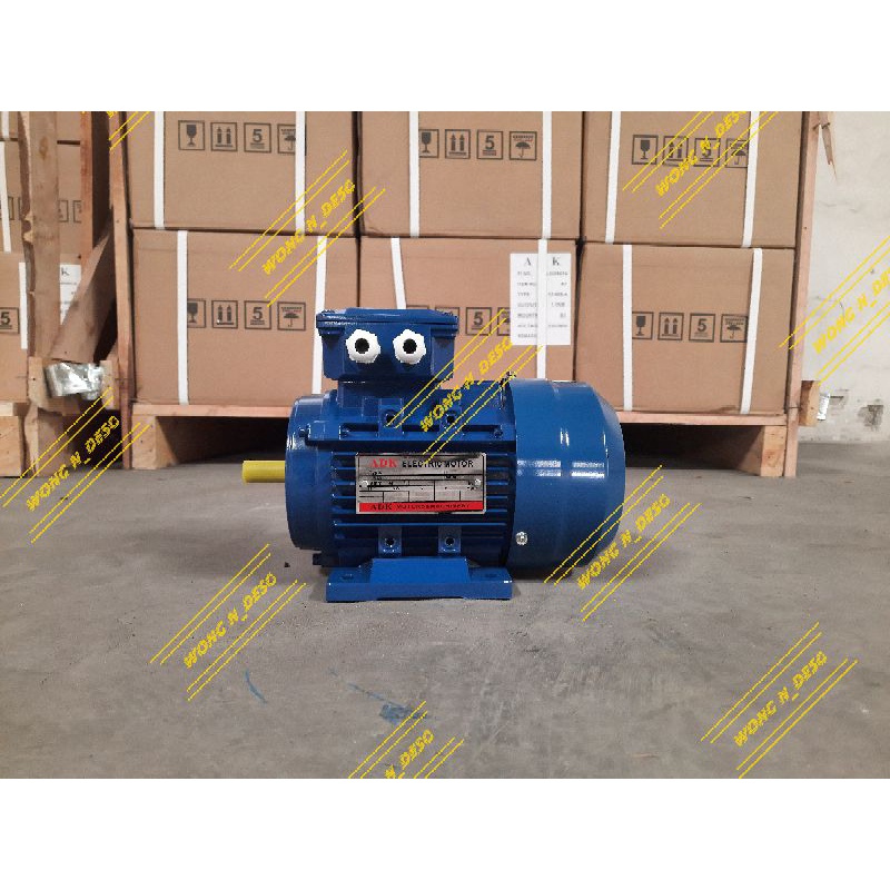 ADK 1.5 HP 3 Phase 1400 rpm Dinamo Elektro Motor 380V