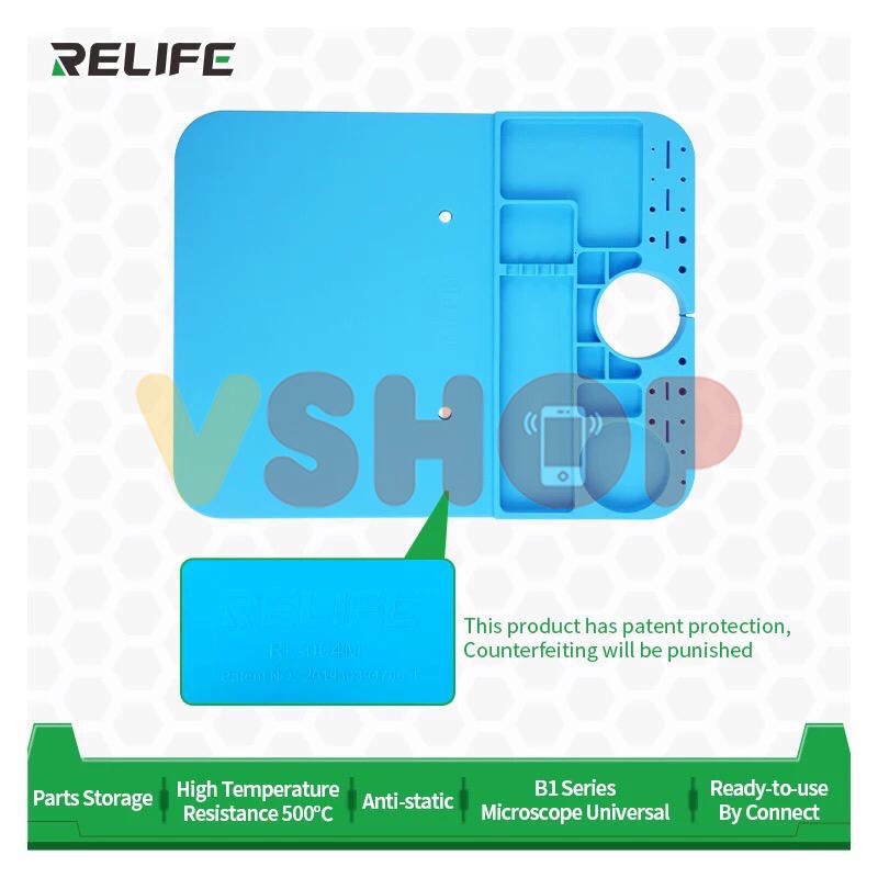 SERVICE PAD SILICONE RELIFE RL-004M B1 FOR MICROSCOPE MIKROSKOP STEREO