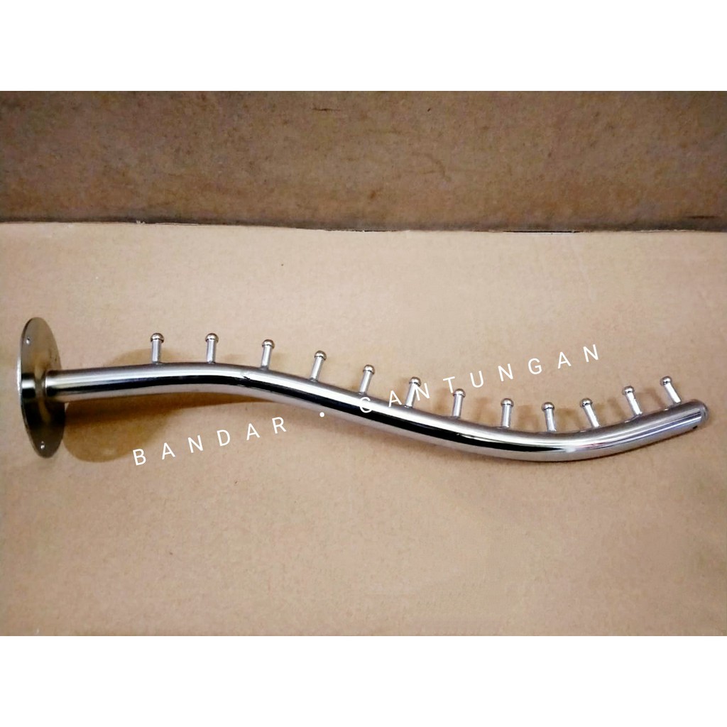 Suling Belalai Suling Tembok Belalai Suling Paku Belalai Gantungan Baju Suling Besi Hanger Tempel Dinding(bh)