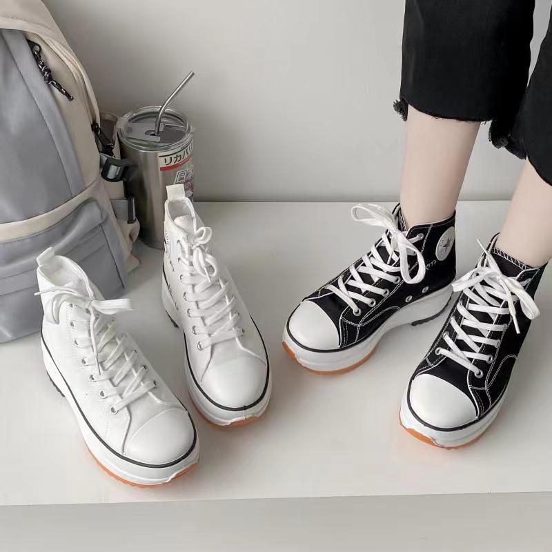 [GROSIR][COD] SEVEN_DAY SEPATU SNEAKERS WANITA KOREA IMPORT CASUAL KANVAS SHOES FQ-88 PUTIH