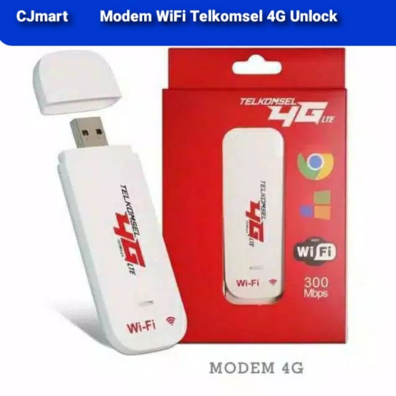 Modem USB WiFi Telkomsel 4G LTE 300Mbps