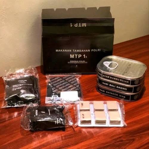 Ransum TNI 1 Paket Original Ransum MTP 1 Makanan Siap Saji Praktis Survival TNI POLRI Pendaki