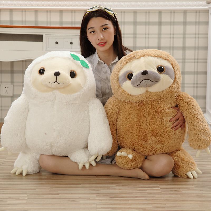 Boneka Bantal Plush Model Binatang Sloth Giant Lucu Untuk Hadiah Natal