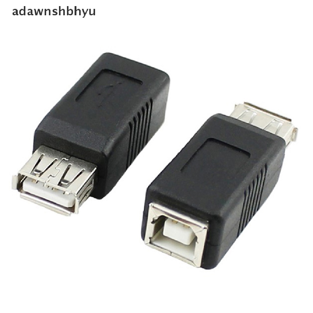 Adawnshbhyu USB Type A Female to Printer Scanner Tipe B Female Adapter Adaptor Converter