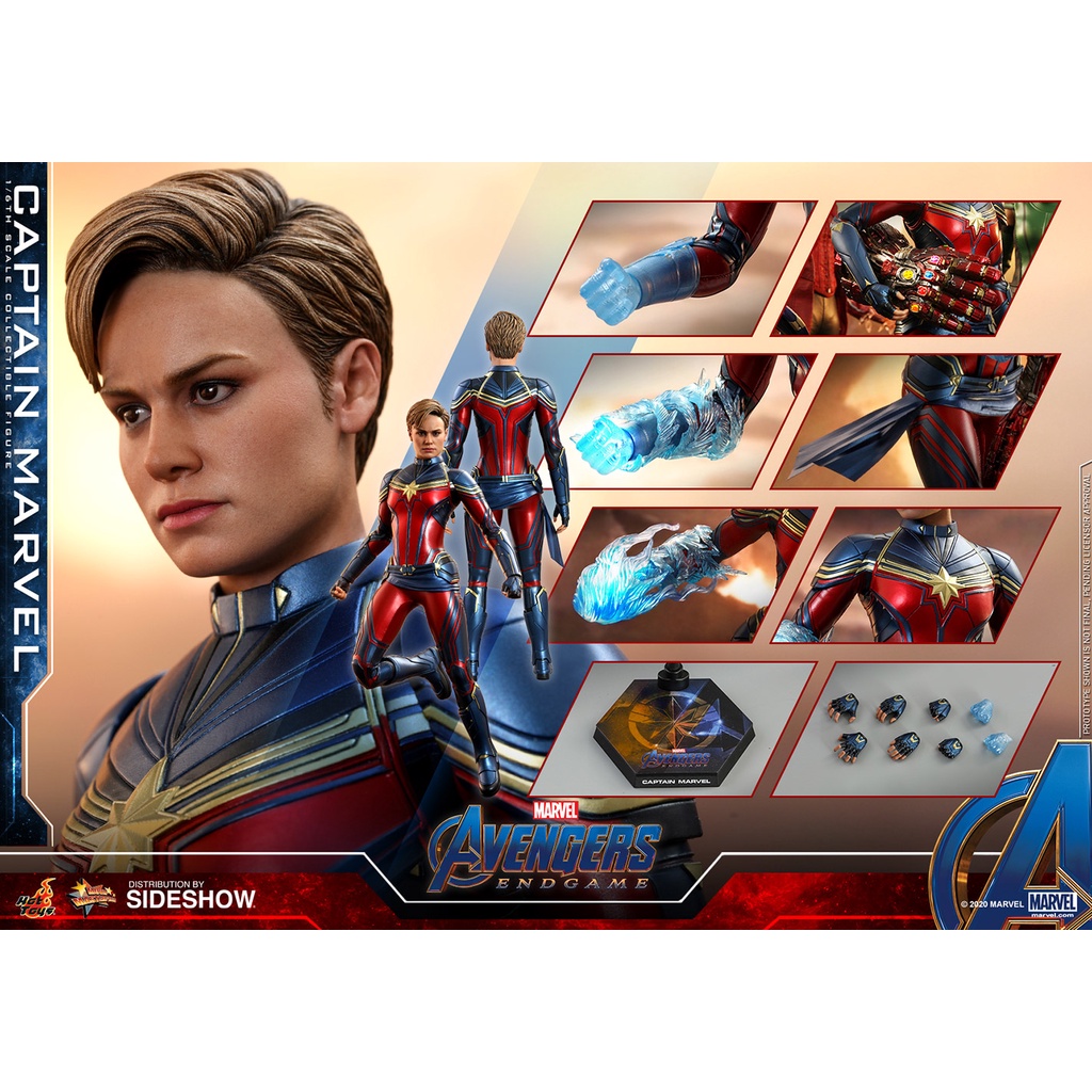 Hot Toys 1/6th Scale Avengers Endgame - Captain Marvel