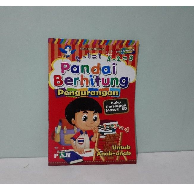 Buku Anak TK dan PAUD Pandai Berhitung Penjumlahan dan pengurangan Full Color