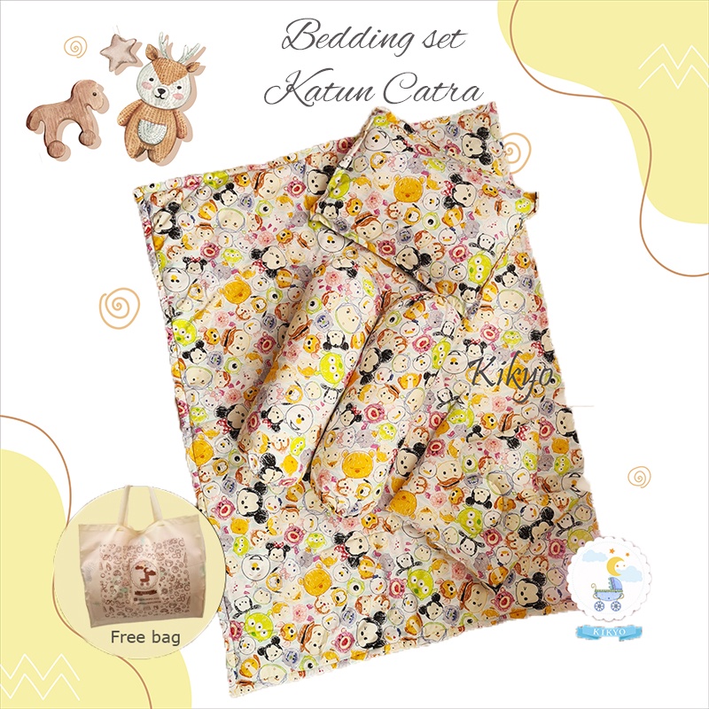 Bedding set baby tsum tsum / baby bedding / selimut bayi / bedding set bayi