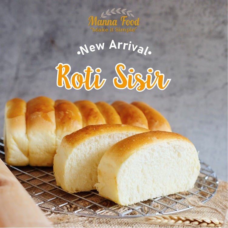 Roti sisir Polos Rasa Original/Gandum/Pandan-1