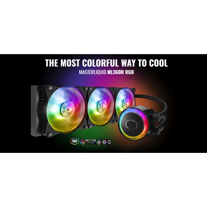 Cooler Master Masterliquid ML360R RGB 360mm Liquid CPU Cooler