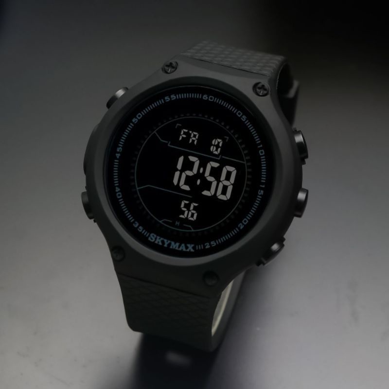 Jam Tangan Digital Skymax Pria Cowok 100% Original Anti Air 30 Meter standar Militer Waterproof Sport Sporty Keren Terbaru