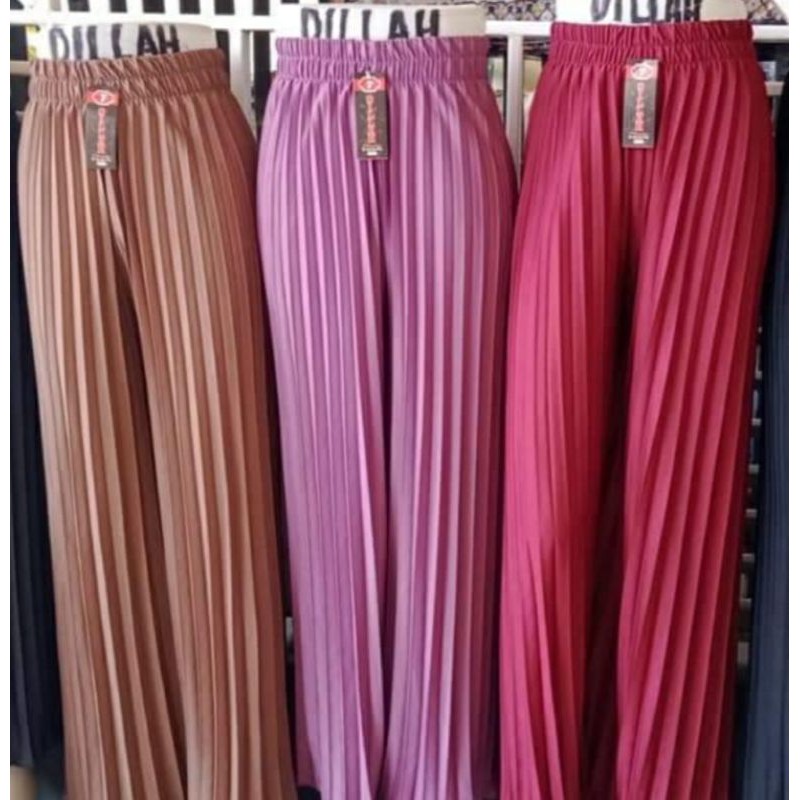 Celana Kulot plisket Tali premium // Celana Jogger Plisket Premium