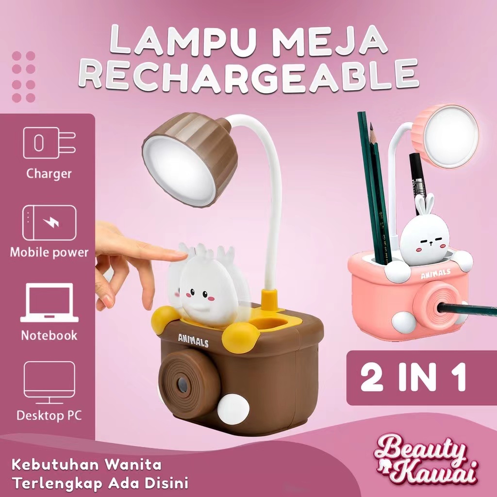 Lampu ruang kamar tidur lapisan ganda lampu meja LED / lampu baca / lampu belajar / lampu baca tidur