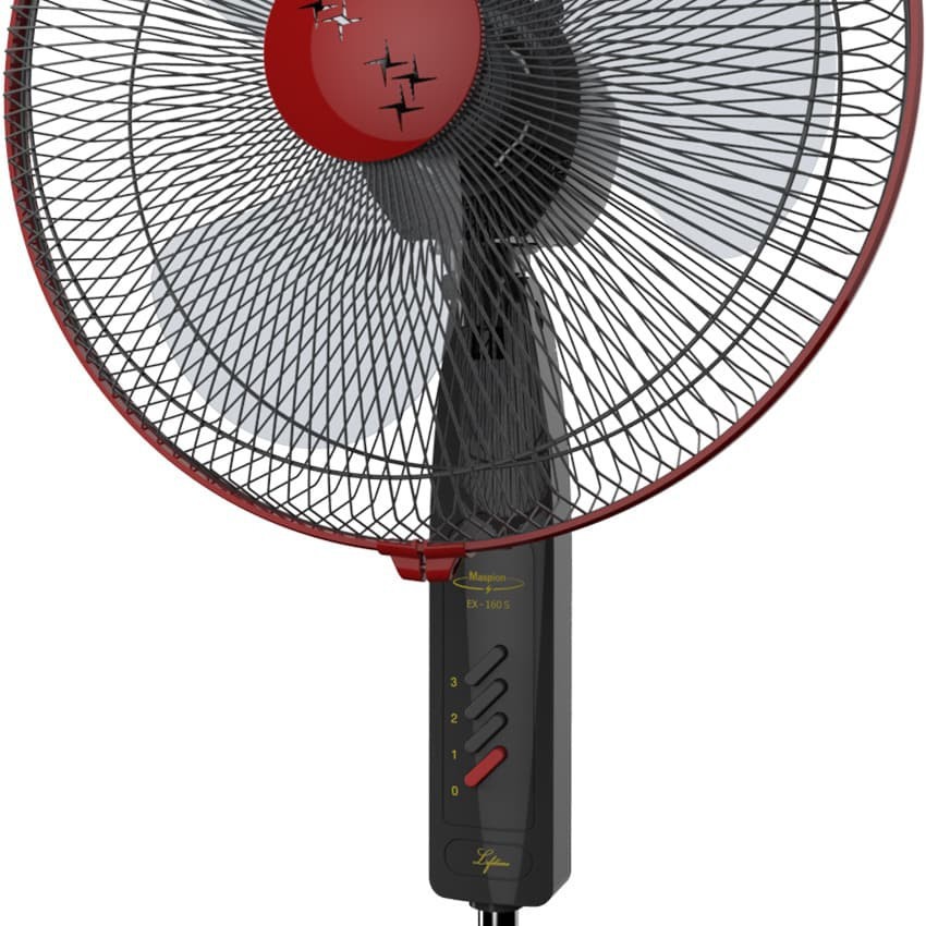 MASPION STAND FAN 16 EX 160 S KAKI SILANG KIPAS ANGIN BERDIRI  3 KECEPATAN