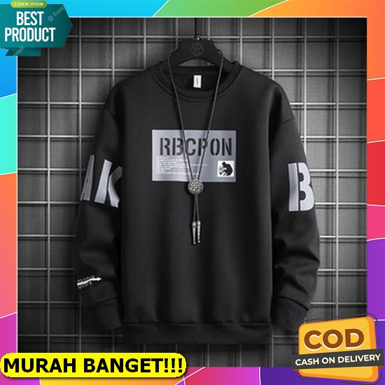 Boys Sweater Oversize - Baju Wanita Korean Style Crewneck Oversize - Sweater Cod - Rbcpon Sweater Cr