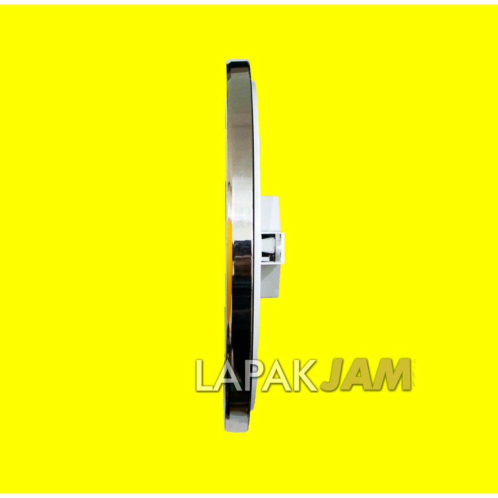 Jam Dinding Polos Kantor Elegan Hiasan Dinding Wall Clock Sweep Movement PAGOL PGWS33T