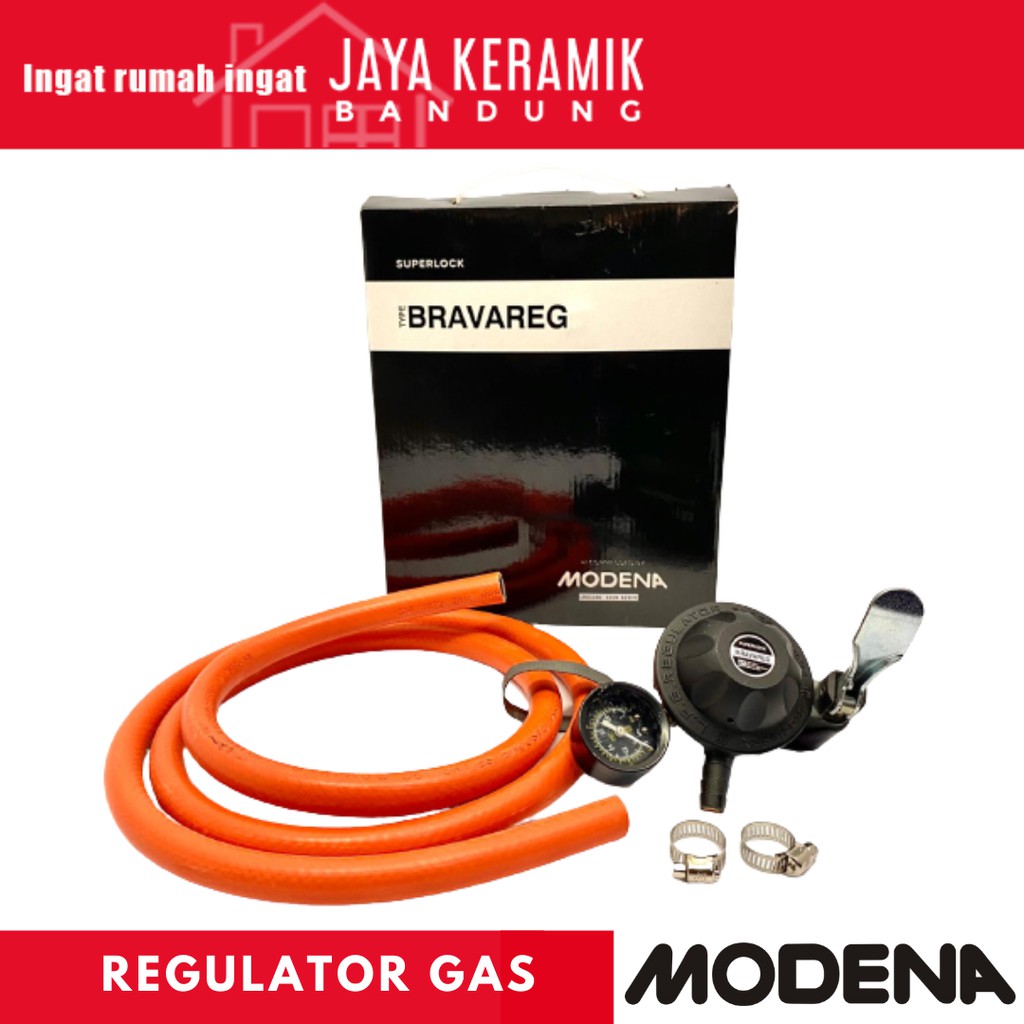 REGULATOR GAS//REGULATOR GAS KOMPLIT// LOW PREASURE// MODENA BRAVAREG