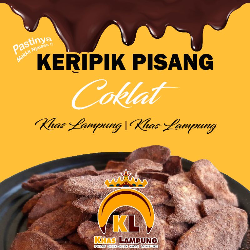 

Keripik Pisang Coklat | Kripik Pisang Cokelat | Kripik Coklat | Oleh-oleh KHAS LAMPUNG murah, enak, crimi, dan renyah