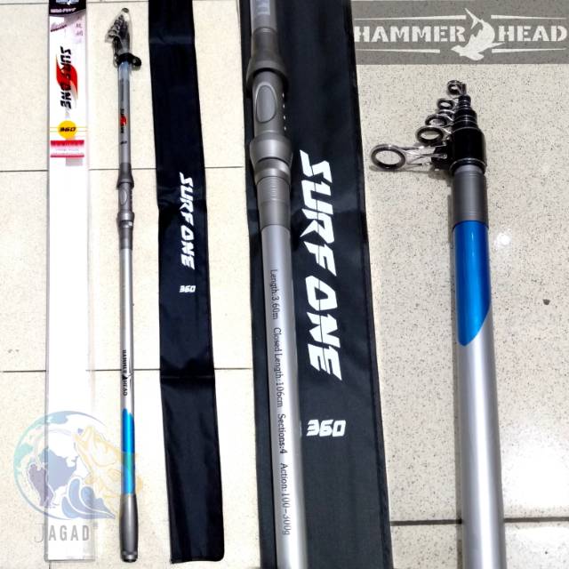 Joran Surf Hammer Head Surf One 360 Joran Teleskopik pasiran