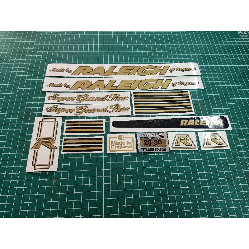 stiker sepeda raeligh roadbike