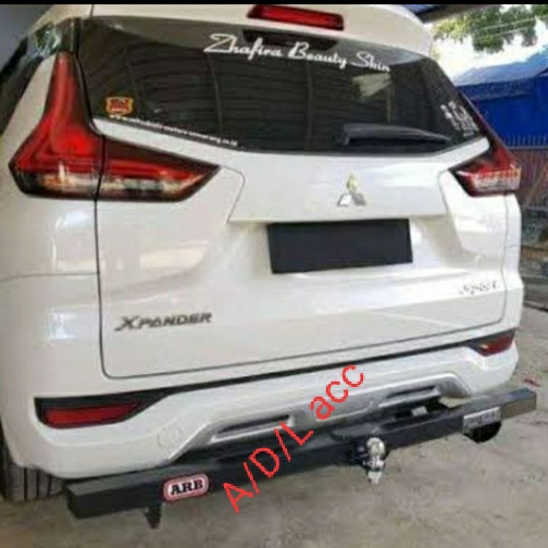 Towing bar arb pengaman besi BUMPER belakang Mitsubishi XPANDER / CROSS  ultimate Exceed sport HITAM