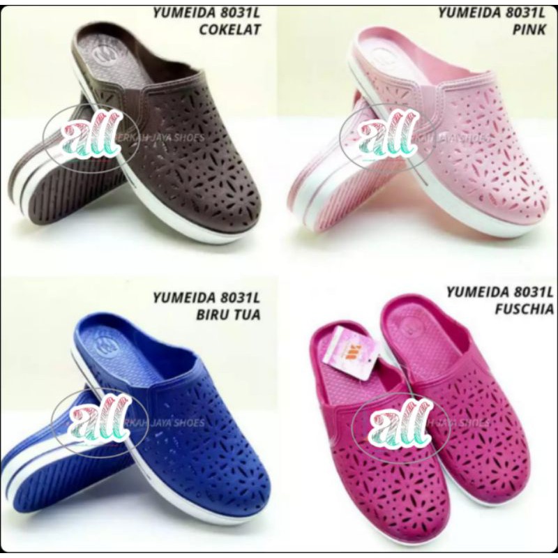 NEW SANDAL Yumeida Wanita /Sandal Karet Jelly/SANDAL Selop Baim/ Sandal Rumahan Kekinian