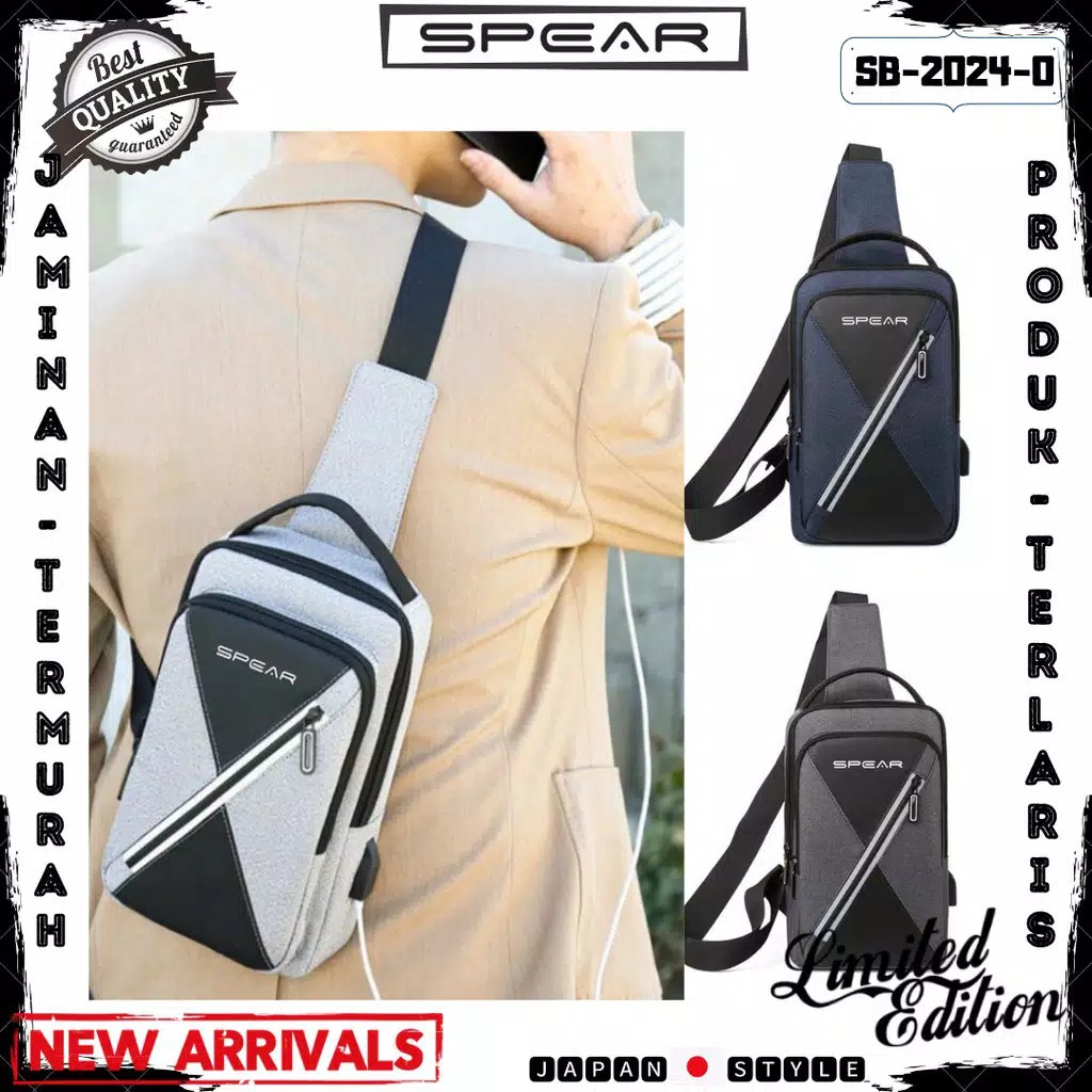 TAS SELEMPANG ANTI AIR SPEAR 2024 ORIGINAL TERMURAH