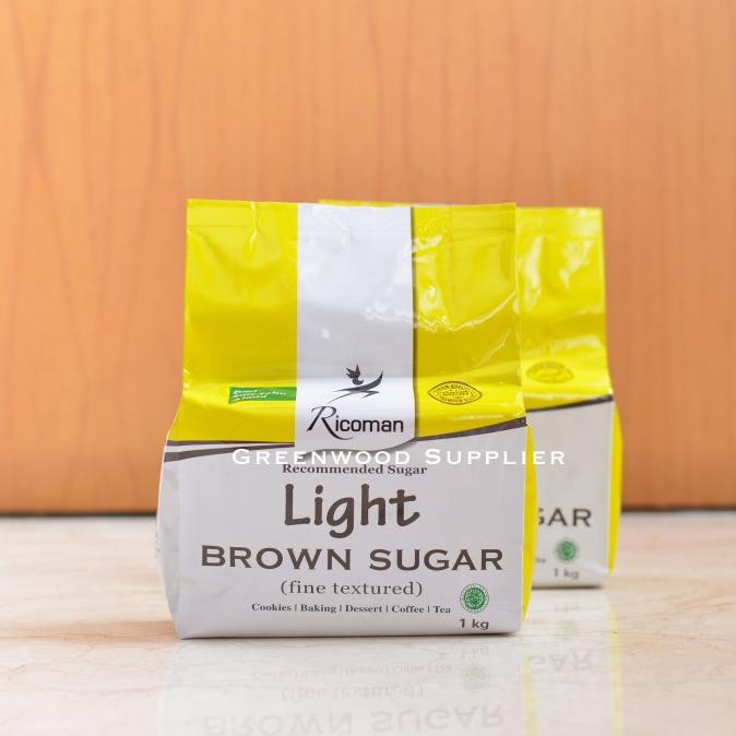 

[[COD]] Ricoman Light Brown Sugar - 1KG TERLENGKAP Kode 1192