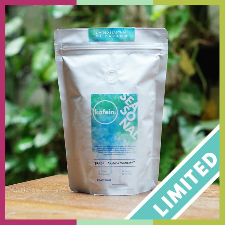 

Kopi Arabika Brazil Bourbonut 200 Gram Biji / Bubuk Biji