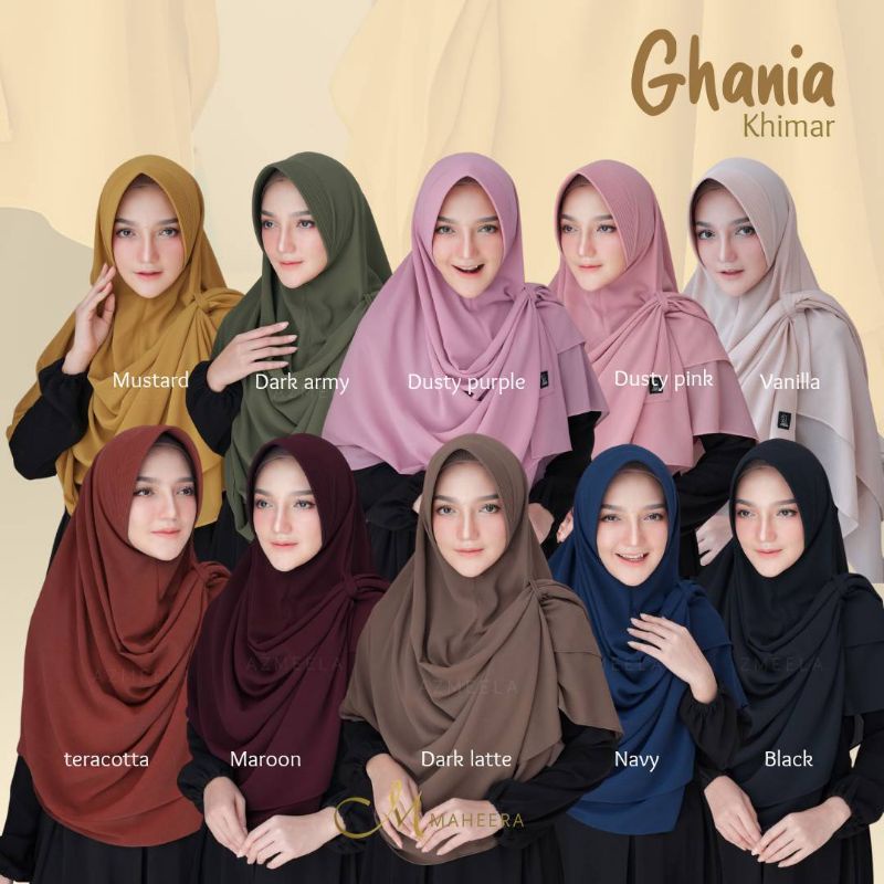Khimar instan Ghania khimar by azmeela