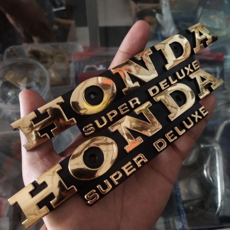 Emblem Tangki Motor Honda GL100 GL 100 GL Cepek Super Deluxe