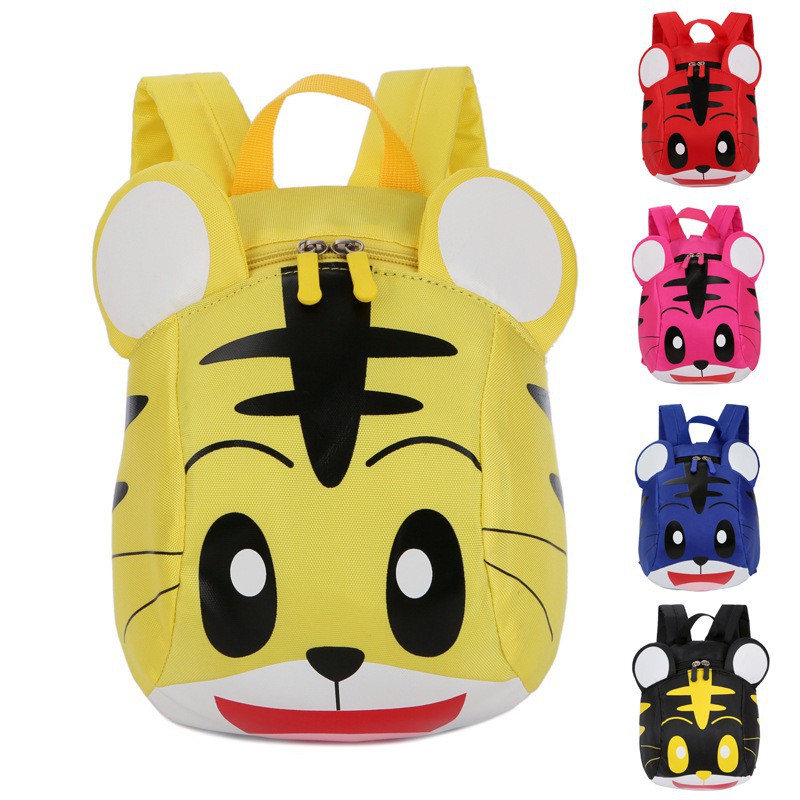 Superseller Tas Ransel Anak Motif Kartun Hewan Harimau 3d Lucu