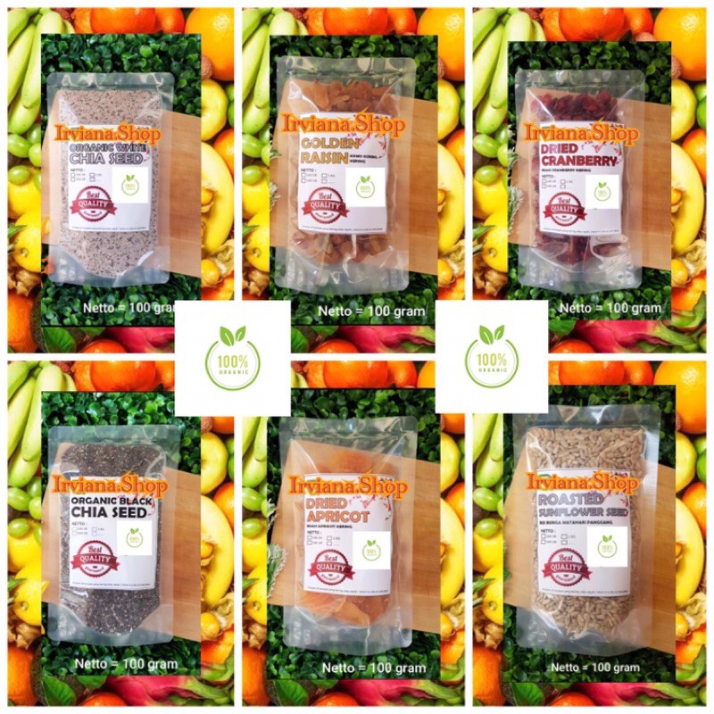 

Organic chia seed & Dried Fruits